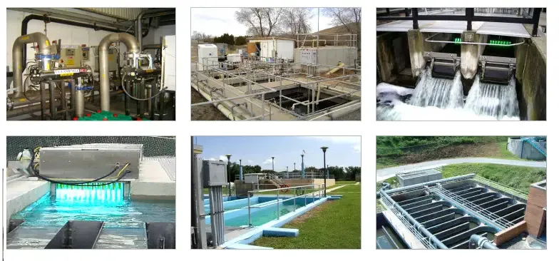 Đèn Uv diệt khuẩn xử lý nước thải