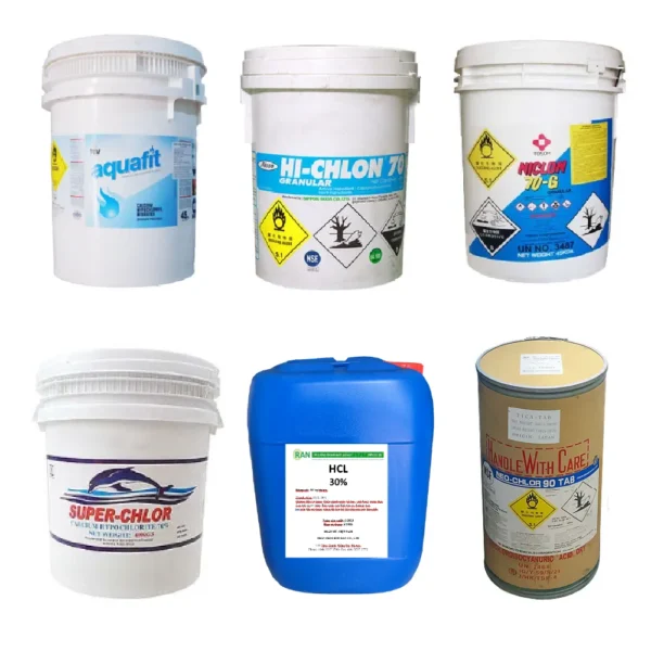 Hóa chất xử lý nước bể bơi