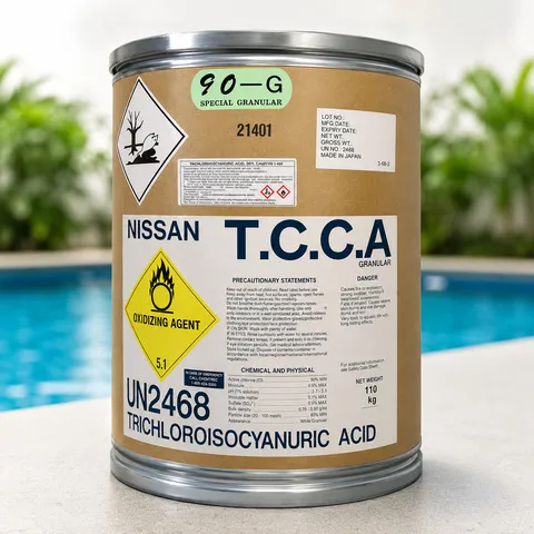TCCA 90 sử dụng trong xử lý nước hồ bơi