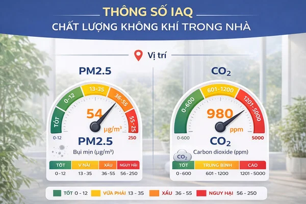 Các chỉ số IAQ