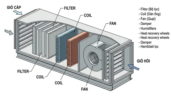 Sơ đồ AHU