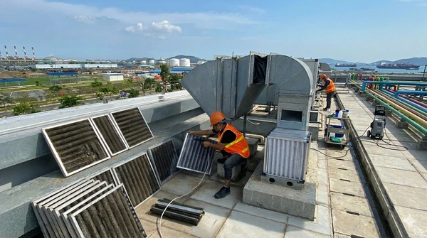 Tẩy rửa AHU HVAC