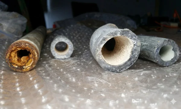 cáu cặn và fouling do dùng sai muối