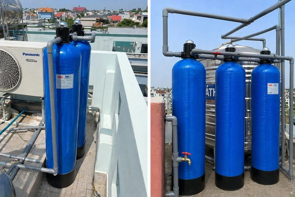 Cột lọc nước Composite ứng dụng trong hệ thống lọc nước
