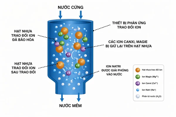 Hệ làm mềm nước softener