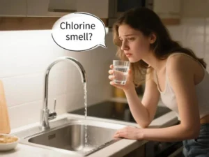 Nước có mùi Clo gây khô da