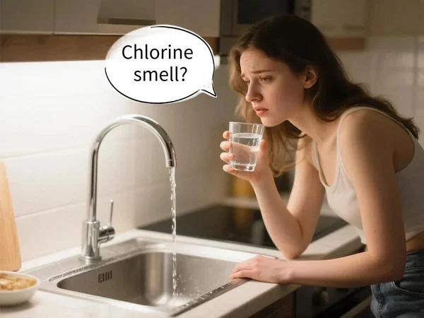 Nước có mùi Clo gây khô da