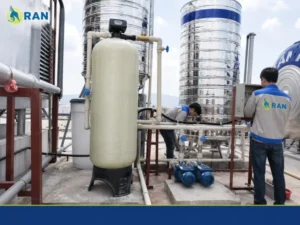 Ran lắp đặt hệ thống lọc nước tổng hoàn thiện cho biệt thự